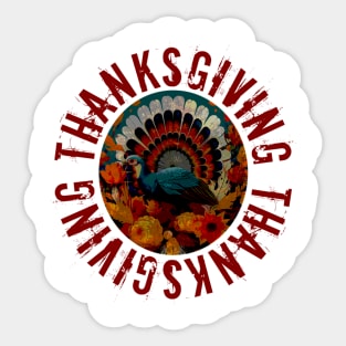 happy thanksgiving Sticker